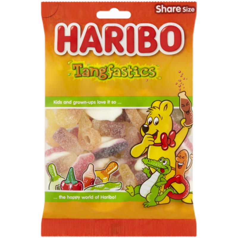 现货荷兰Haribo哈瑞宝灿烈酸粉糖果综合果味可乐味酸爽甜软糖250g - 图3