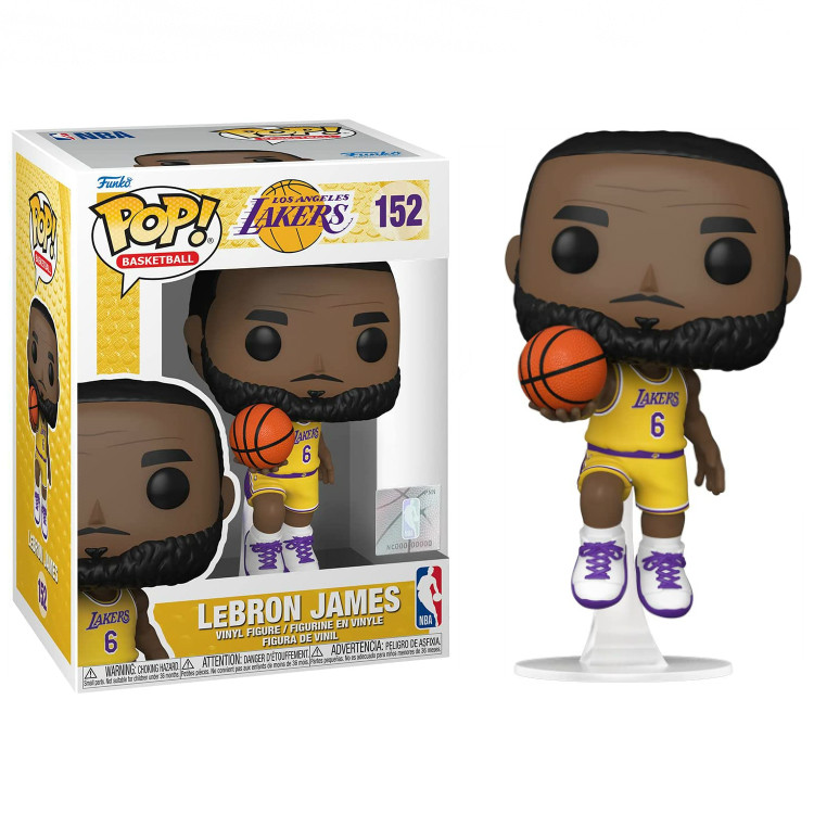 Funko Pop球星NBA公仔湖人勒布朗詹姆斯收藏玩偶限定手办LBJ骑士-图0