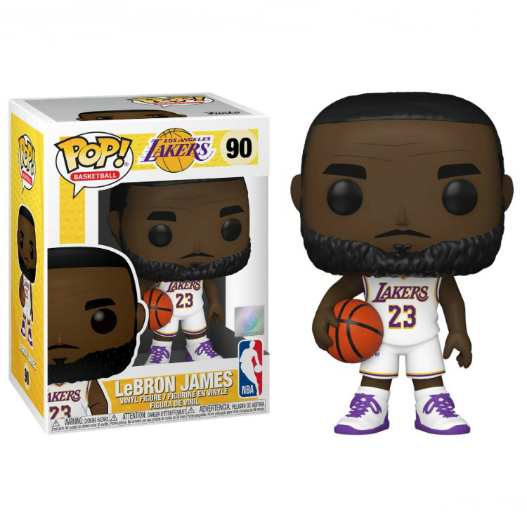 Funko Pop球星NBA公仔湖人勒布朗詹姆斯收藏玩偶限定手办LBJ骑士-图2