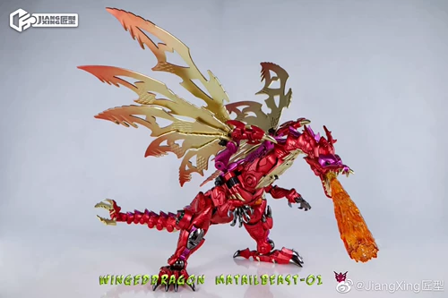 匠型 Jiangxing Red Dragon Super Warrior Warriors Migrant Beast Rider Transformers Red Scale Ying Dragon Invincible Dragon повторно