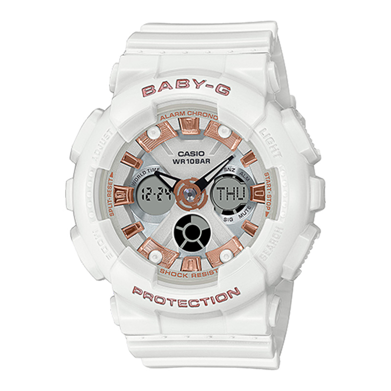 卡西欧G-SHOCK&Baby-G LOV-20A-7A/LOV-20B-4/7APR电子情侣手腕表 - 图2