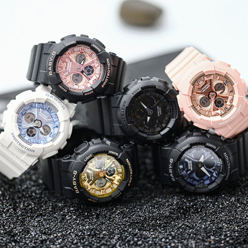 卡西欧手表 BABY-G BA-130-4A/1A2/110XCP/7A1/7A2 电子运动女表 - 图3