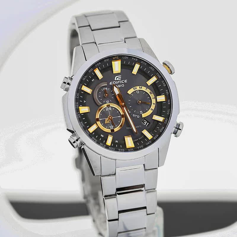 卡西欧手表EQW-T640YD-1A9/T630/A2000/A2100太阳能电波男士腕表 - 图1