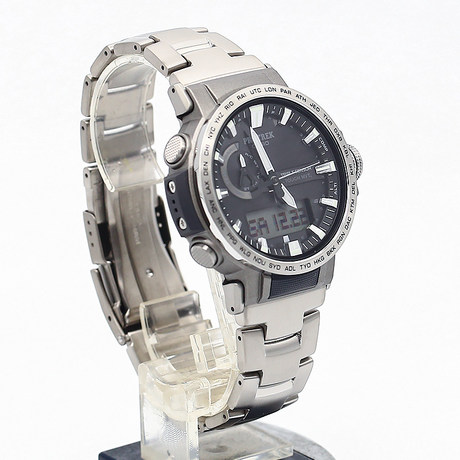 Casio Watch Prw 60t 7a 2a Y 6100yt 1 Yae 60yt Solar Electric Wave Men S Watch