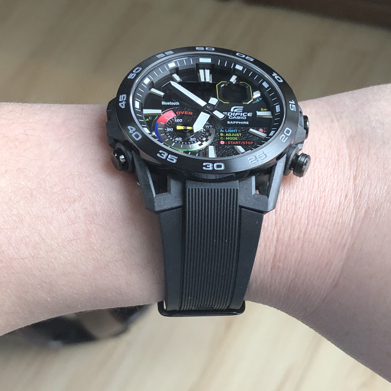 卡西欧Edifice ECB-40YMP-1A/900YDB-1B/YMP 防水蓝牙石英男手表 - 图0