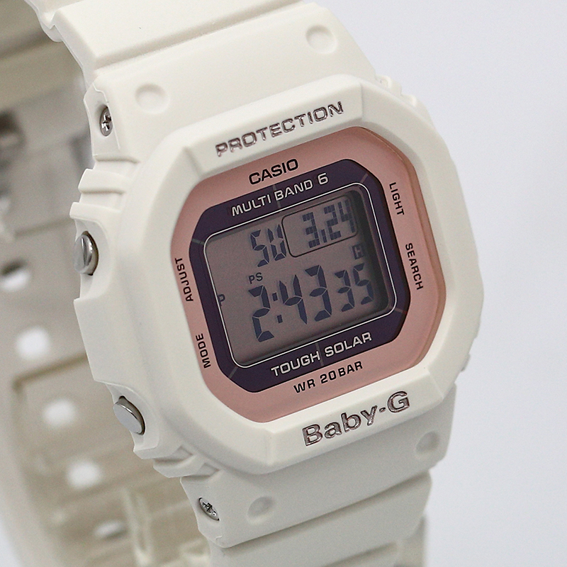 太阳能电波运动防水女表 1B 7D 5000 BGD G BABY 手表 CASIO 卡西欧 太阳能电波运动防水女表 1B 7D 5000 BGD G BABY 手表 CASIO 卡西欧