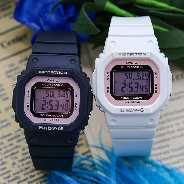 Casio solar radio wave women's wrist watch waterproof