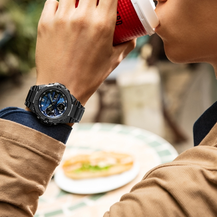 卡西欧手表G-SHOCK GST-B400BD-1A2/AD-1A4/D-1A太阳能蓝牙男腕表 - 图1