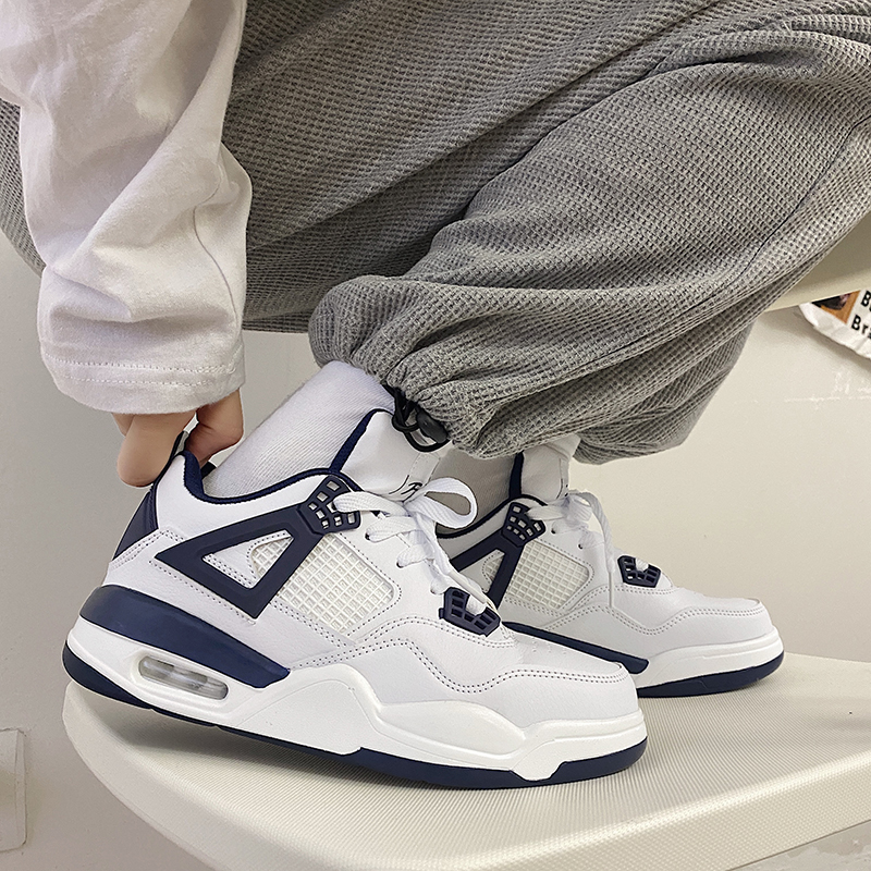 港风男生超火板鞋 球鞋男篮球潮鞋学生运动鞋内增高超流百搭 aj4 ins 港风男生超火板鞋 球鞋男篮球潮鞋学生运动鞋内增高超流百搭 aj4 ins