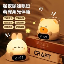 Small night light baby feeding eye bedroom sleeping light Children table lamp Bedroom bed head lamp baby remote control light soft light