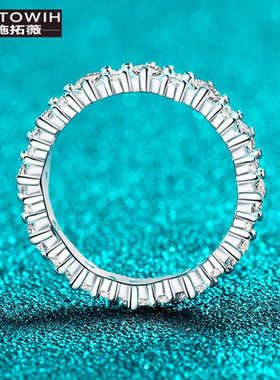 ECETOWIH新款S925纯银全莫桑石