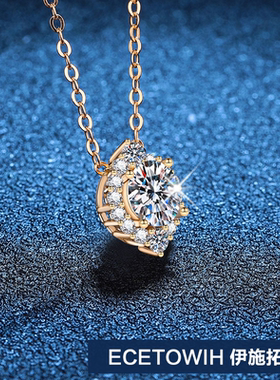 ECETOWIH原创s925纯银石吊坠女橄