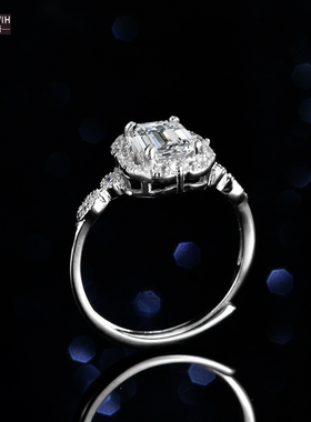 ECETOWIH新款天然蓝托帕石莫桑