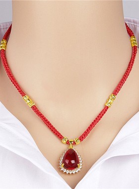 女士项链吊坠挂绳情侣首饰品百搭复古毛衣链秋冬新款闺蜜礼物