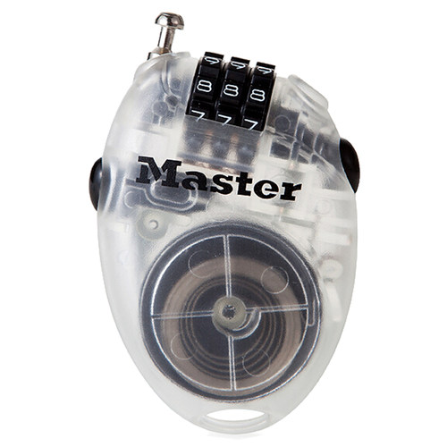 头盔锁自行车锁电动摩托车背包行李伸缩密码锁雪板防盗钢丝密码锁 - 图3