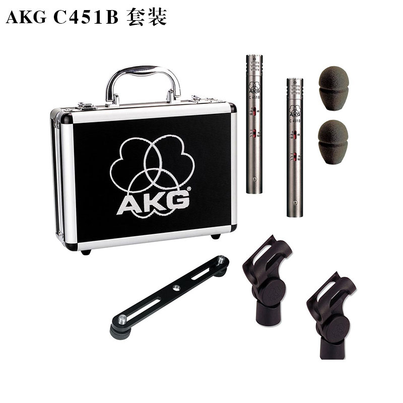 AKG/爱科技 C451B ST 对装小振膜电容乐器话筒鼓打击乐箱琴弦乐 - 图1