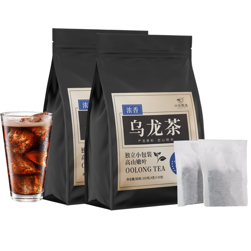 黑乌龙茶茶包冷泡茶冷萃茶叶冲泡饮品适合女生喝青柑普洱茉莉花茶 - 图3