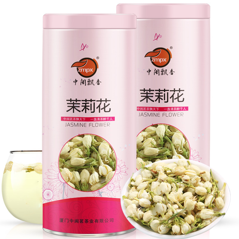 买1送1茉莉花茉莉花茶浓香型2023新茶叶泡茶泡水喝的饮品孕妇-图3