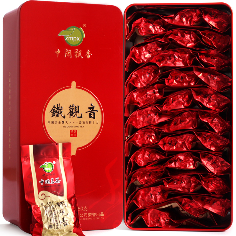 中闽飘香旗舰店【买1送1】铁观音春茶 清香型乌龙茶 散装袋装茶叶共500g3