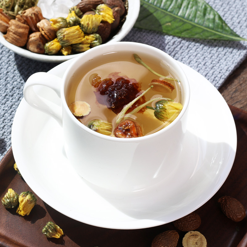 中闽飘香旗舰店买1送1金银花菊花茶胖大海组合養生罗汉果润喉降火去火茶清火胎菊2