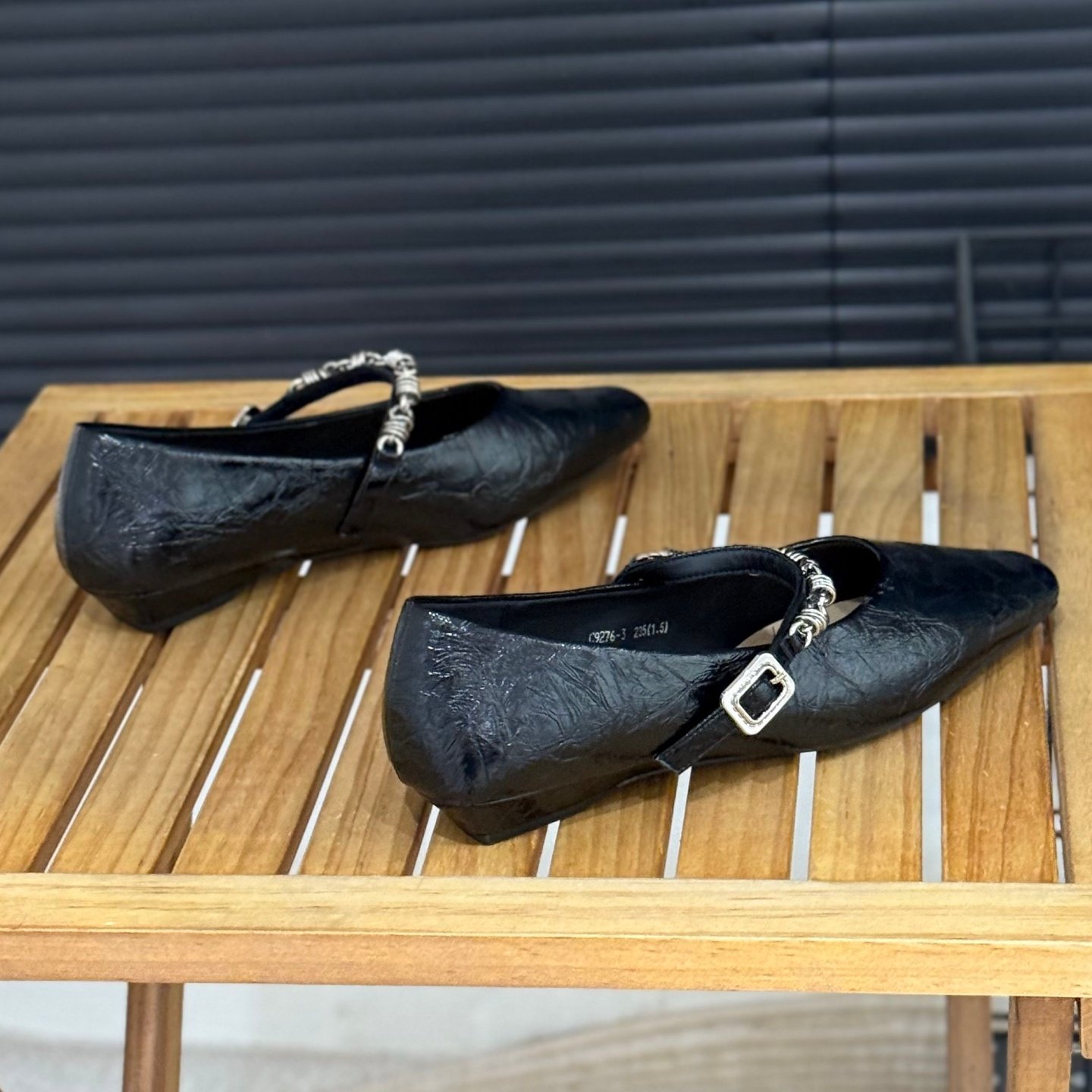 仙女风一字带玛丽珍鞋女2026春季新款链条装饰小皮鞋平底浅口单鞋,淘宝优惠券,粉丝福利购,淘宝优惠卷