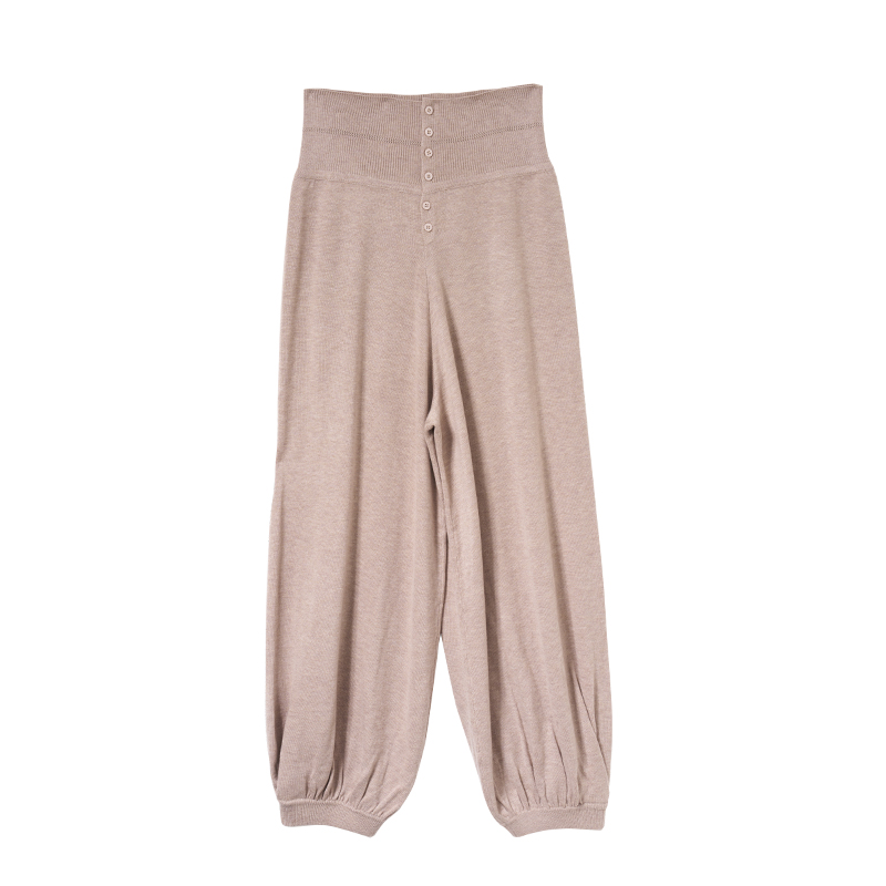 MASANON Maternity Pants Winter Outerwear 2025 New Small Knitted Leg Pants Autumn and Winter Late Pregnancy Pants