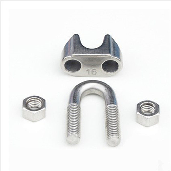 不锈钢卡头304钢丝绳夹头316卡扣绳夹头U型卡子猫爪M2M3M5M6M8M10,淘宝优惠券,粉丝福利购,淘宝优惠卷