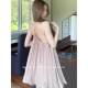 ເສື້ອ chiffon ຄໍ halter ຂອງແມ່ຍິງ summer ຝຣັ່ງ