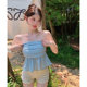 Camisole ນັກສຶກສາ summer ຮ້ອນແມ່ຍິງ vest ສັ້ນສໍາລັບແມ່ຍິງ