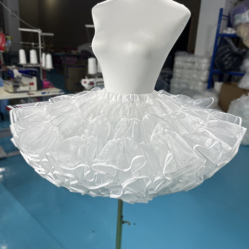 四季鲸洛丽塔超暴力鸭屁股狗短飞天裙撑无骨软纱暴力lolita裙撑 - 图1