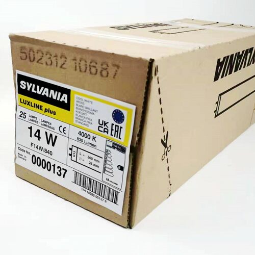 德国SYLVANIA喜万年F14W/840对色灯管 机床 照明F14W/33-640 光源 - 图3