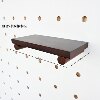 Hole board accessories storage rack partition layer board storage rack 10mm12mm15mm walnut color wood color storage board
