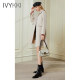 Ivykki sheep wool mid-length woolen coat