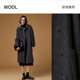 IVYKKI艾维气质中长款毛呢外套女百搭时尚呢子大衣2025年秋冬新款