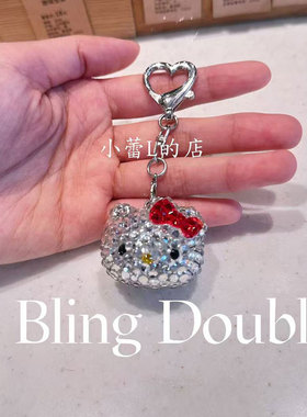 kitty正版挂件水钻kitty挂件手机挂件手机链钥匙扣