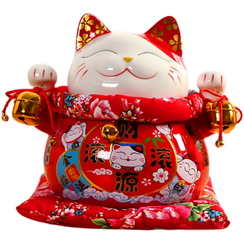 招财猫摆件大号日式陶瓷发财猫存钱罐店铺开业家居创意礼品储蓄罐,淘宝优惠券,粉丝福利购,淘宝优惠卷
