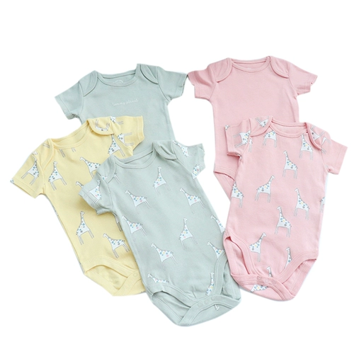 Детское летнее хлопковое боди, 0-2 лет