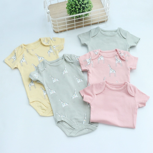 Детское летнее хлопковое боди, 0-2 лет