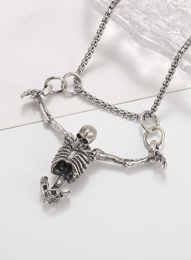 跨境新品个性小众夸张复古欧美嘻