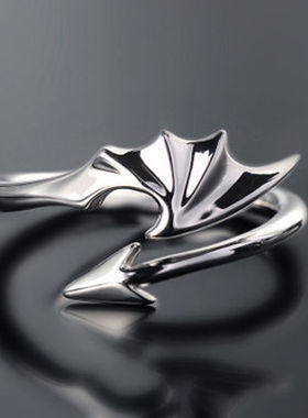 天使恶魔戒指男女同款对戒叹息桥