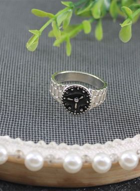 韩国简约ins风手表式设计戒指女