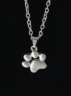 外贸新款饰品可爱动物猫爪脚掌项