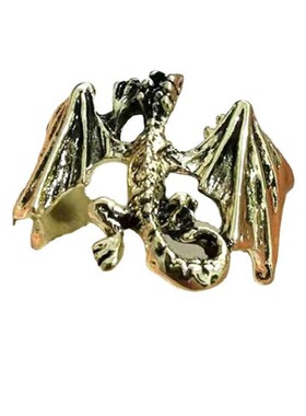 时尚欧美朋克风蝙蝠情侣对戒可调