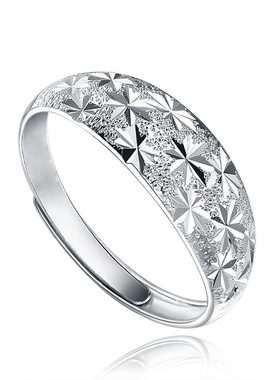 龙凤满天星流星雨戒指女光面男女