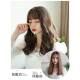 Wig for women with clavicle, natural round face, pear blossom