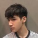 Korean style handsome style fluffy daily black short curly hair