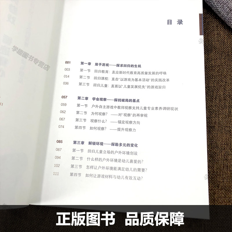 解码游戏 循迹童心 支持幼儿生长的观察 解读与回应 叶蕴 学前教育游戏课教学研究 放手游戏 学会观察 解密行为 回应游戏