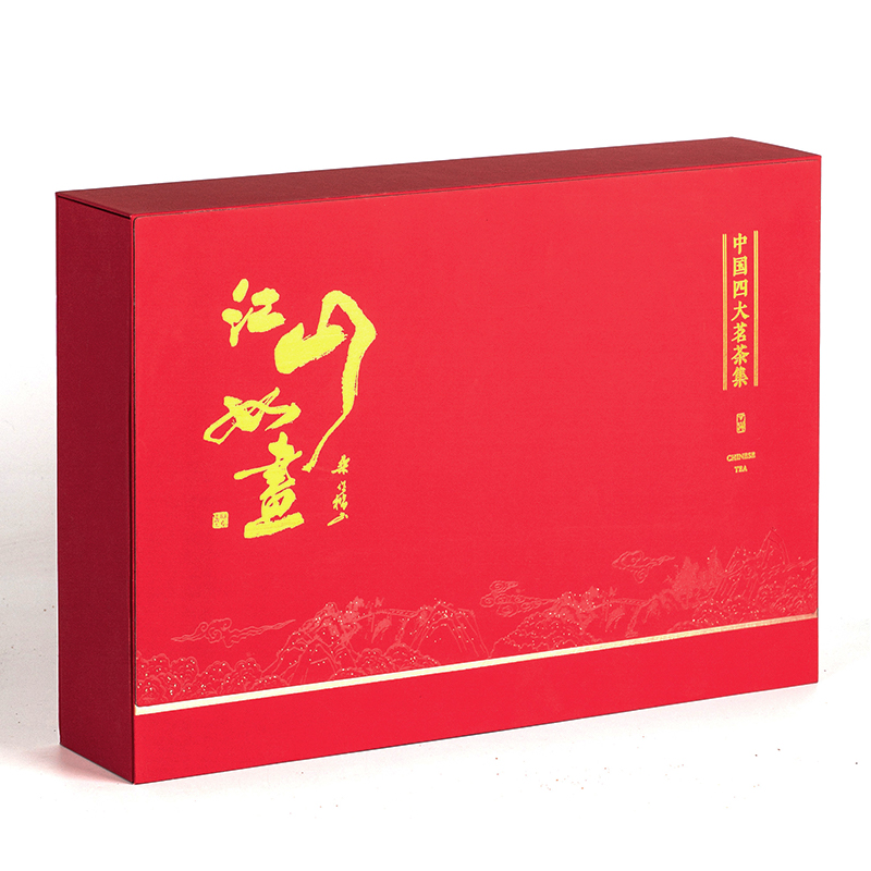 五虎茶叶旗舰店五虎特级武夷正山小种金骏眉红茶铁观音乌龙茶碎银子普洱茶叶礼盒0