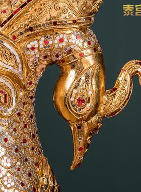 东南亚泰式spa会所装饰摆件