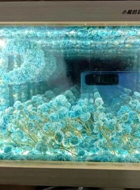 深渊镜千层镜相框材料包手工diy网红玻璃双面半透镜单面镜魔术镜
